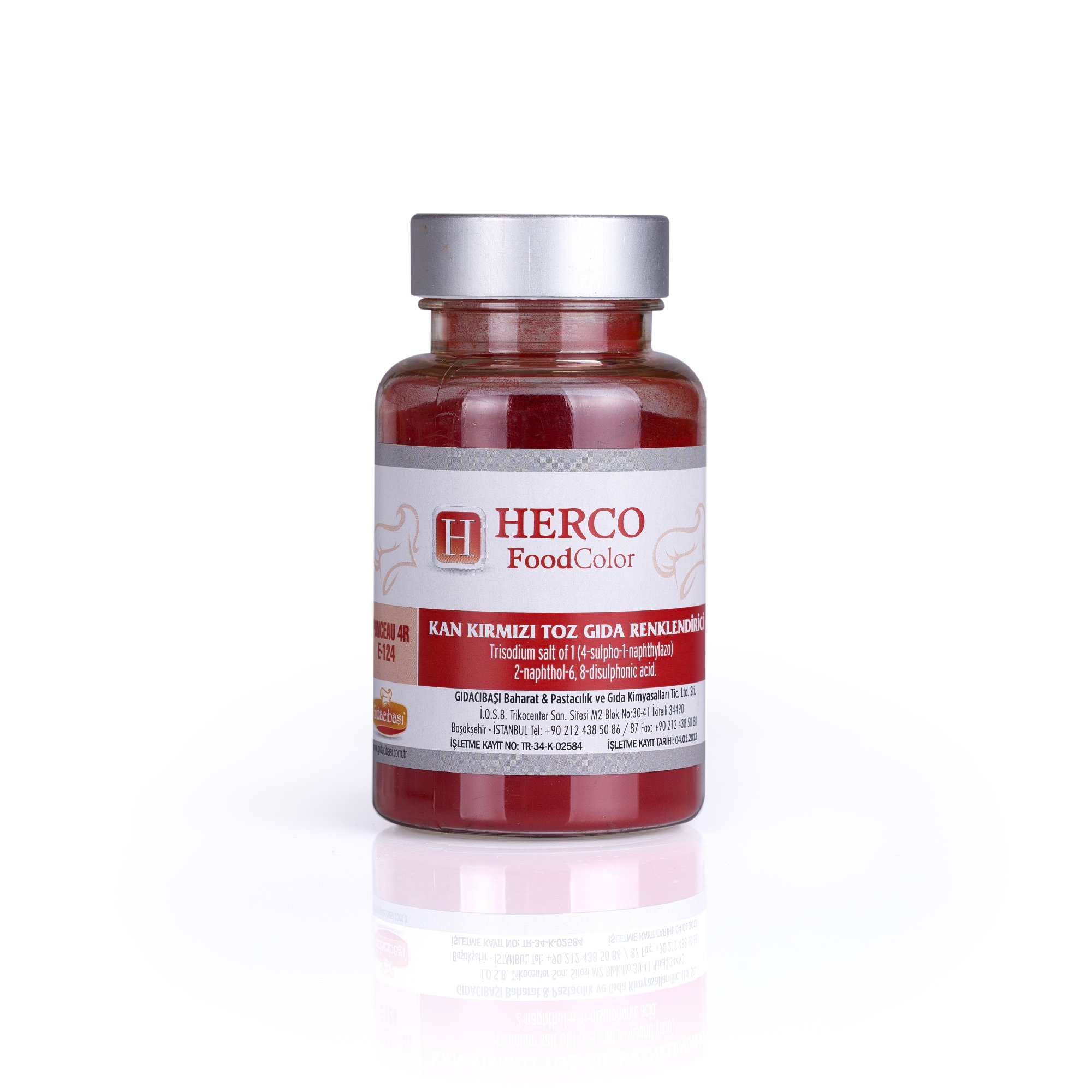 Kan Kırmızı Toz Gıda Renlendirici Boya - Herco FoodColor