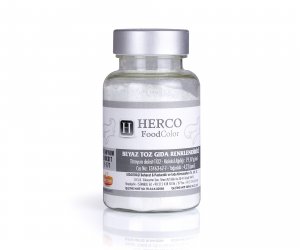 Beyaz Toz Boya Gıda Renklendirici- Herco FoodColor
